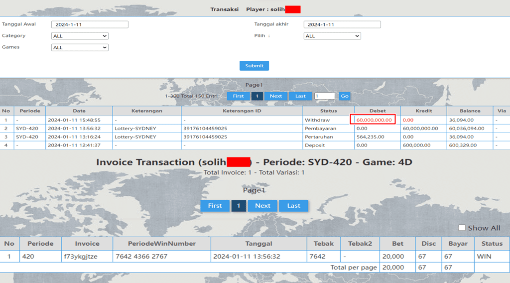 Menang Togel Online